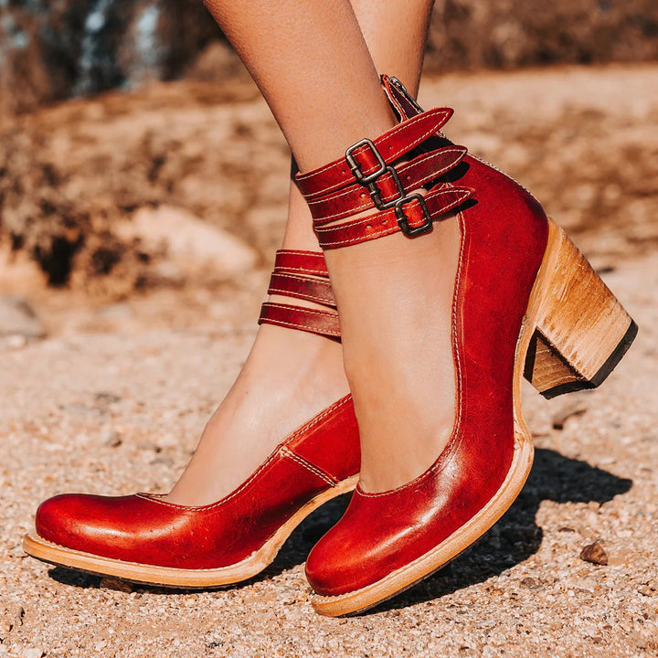 Nina™ | Sapatos de Salto Elegantes e Confortáveis