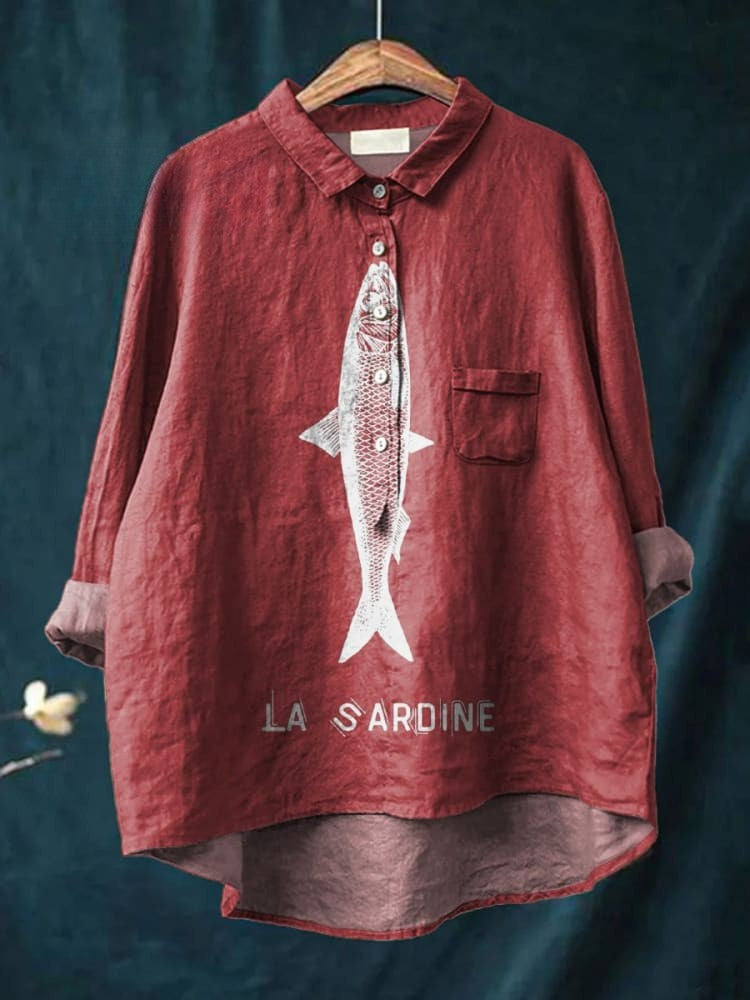 Lily | T-Shirt Gráfica Sardinha