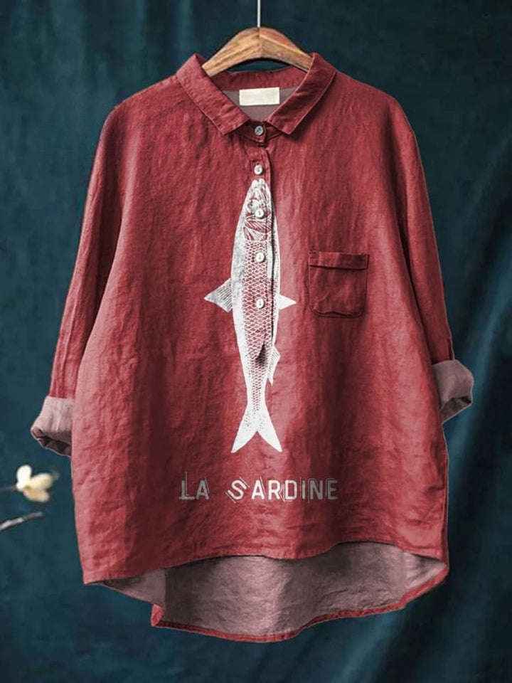 Lily | T-Shirt Gráfica Sardinha