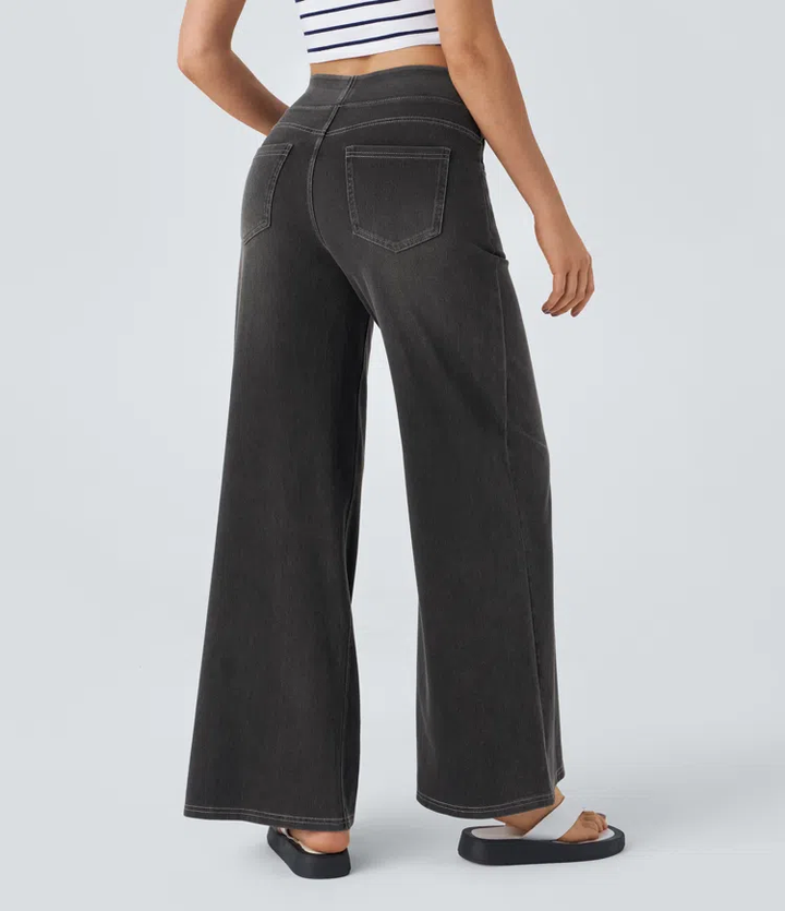 Solène - Jeans de Perna Larga Fit Relaxado