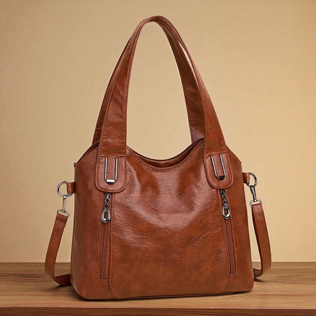Bolso de mão retro para documentos