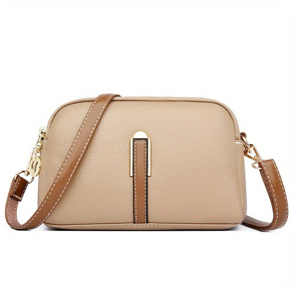 Bolso de ombro com textura "lichi" colorido Míla
