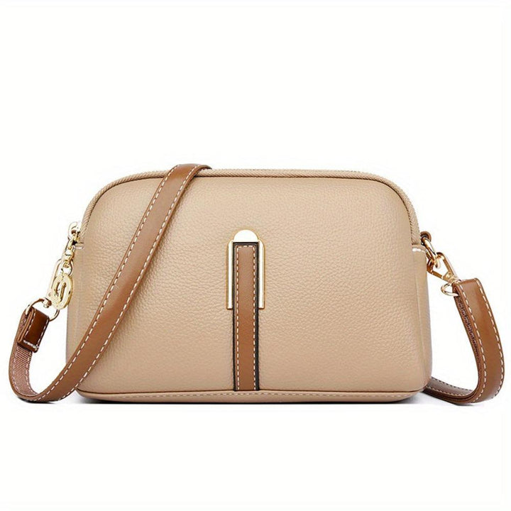 Bolso de ombro com textura "lichi" colorido Míla
