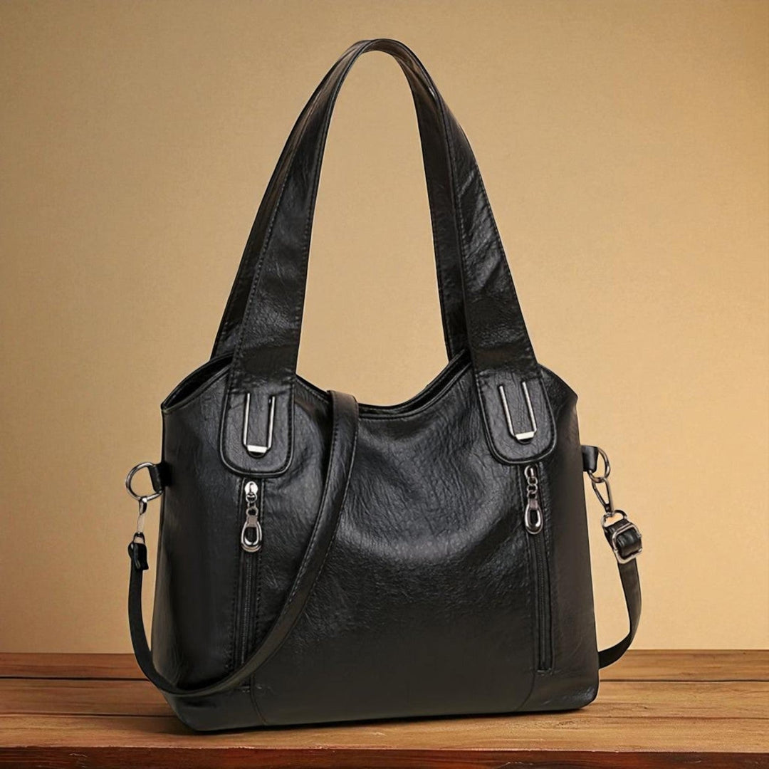 Bolso de mão retro para documentos