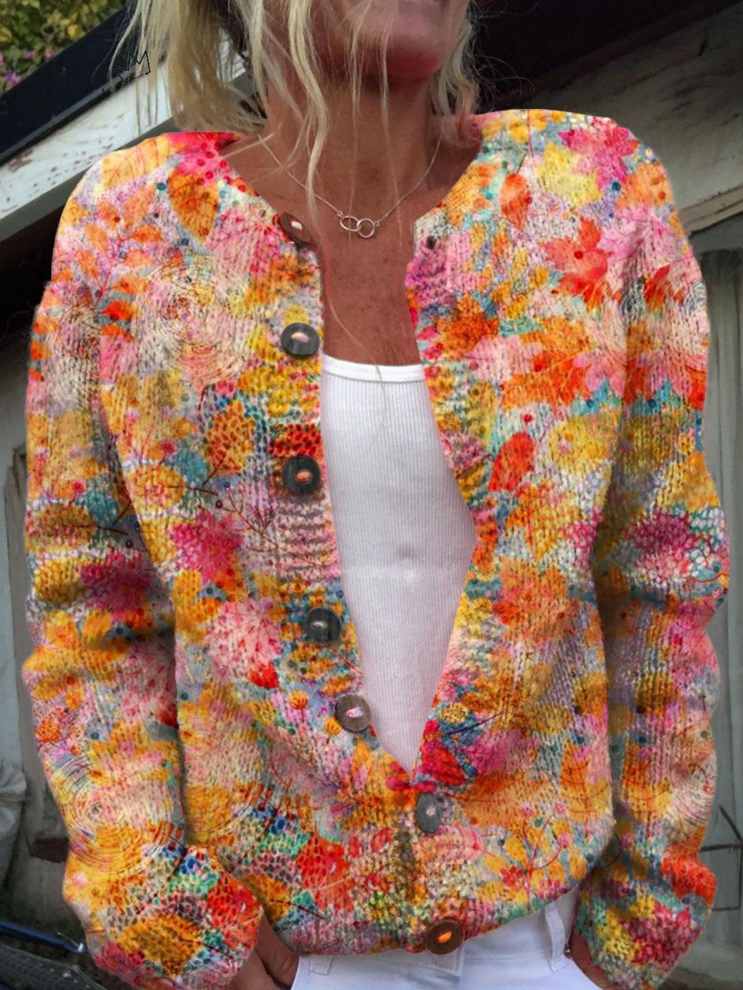 Helena™ | Cardigan de Malha Vintage