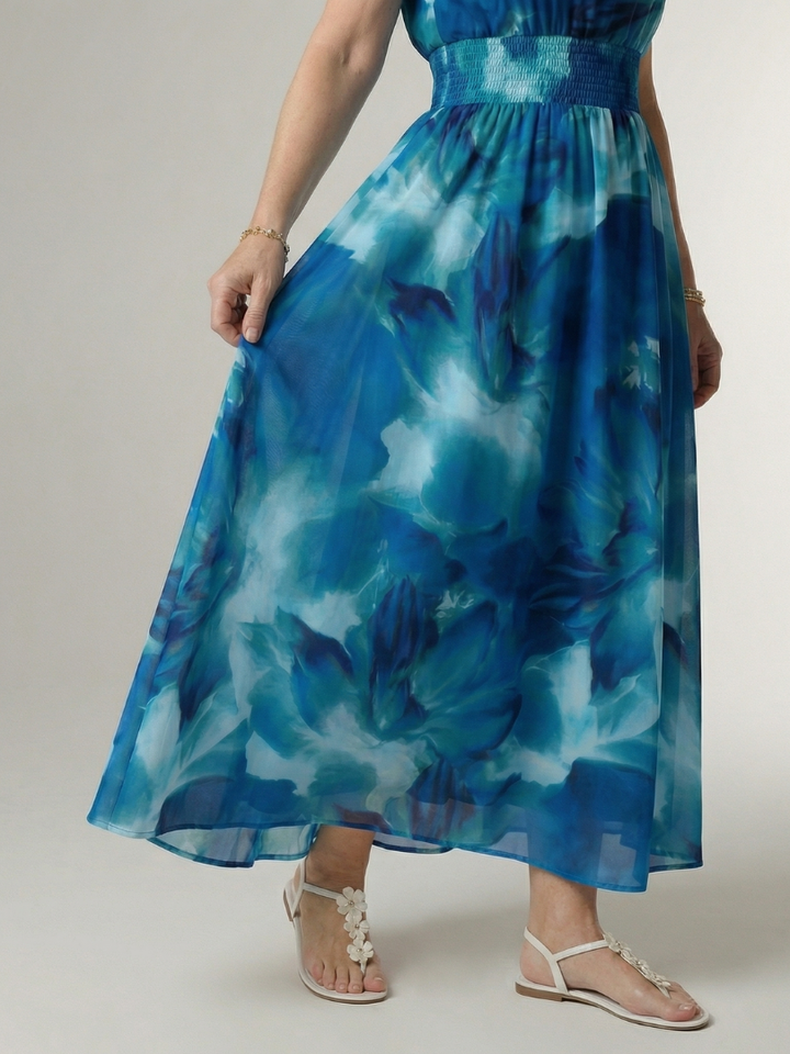 Sylin | Vestido Midi com Decote Halter