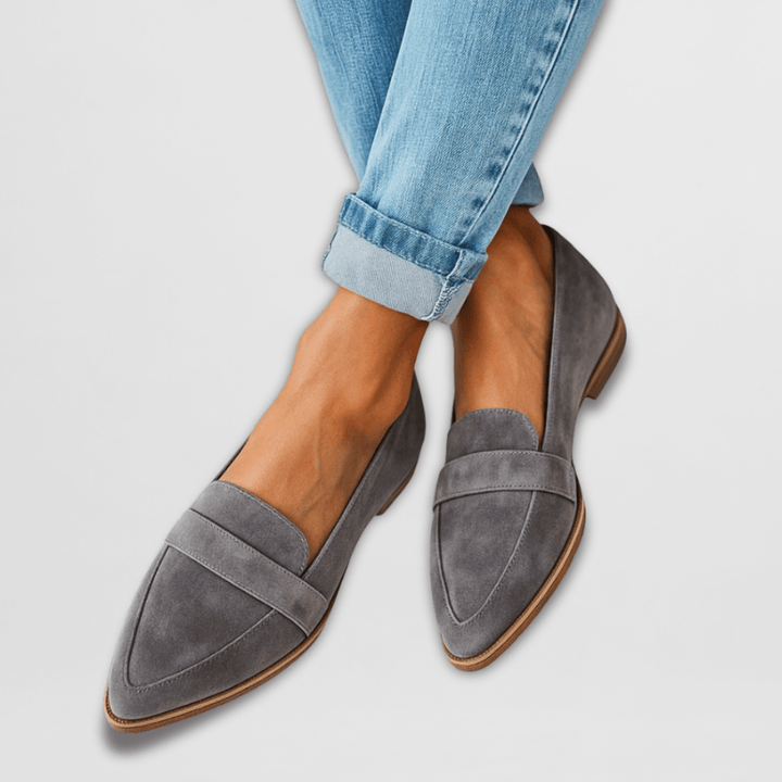 Helen - Mocasins de camurça suave