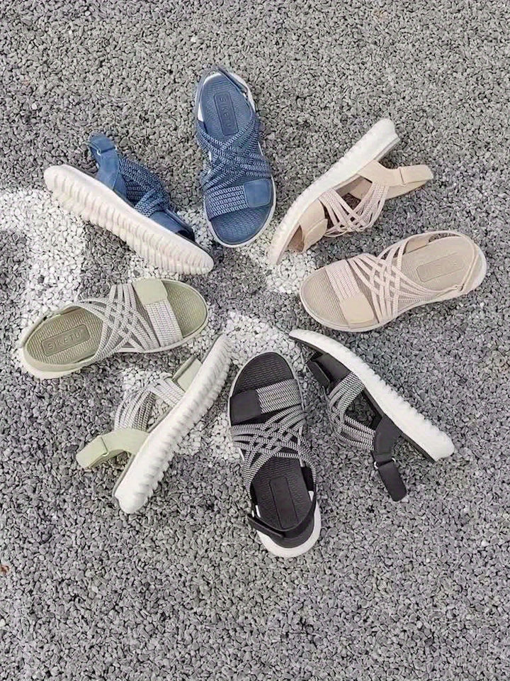 Soline | Sandálias Sport-Chic com Sola Alta