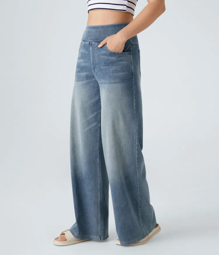 Solène - Jeans de Perna Larga Fit Relaxado