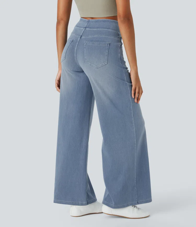Solène - Jeans de Perna Larga Fit Relaxado