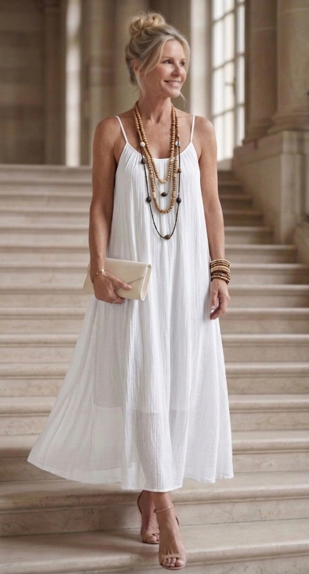 Keira | Vestido Maxi de Fluido Natural
