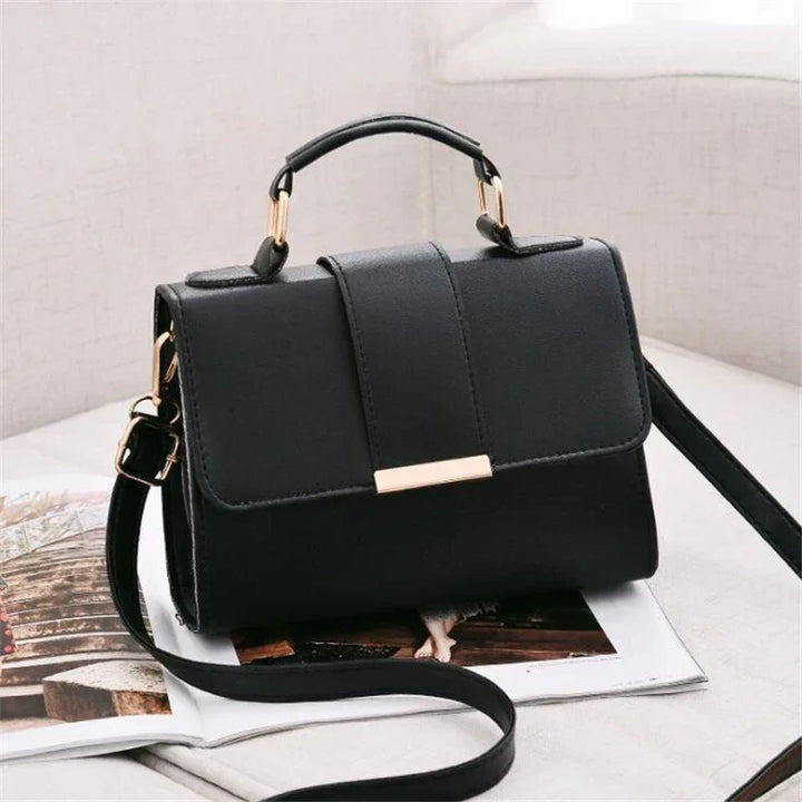 Bolso de Ombro Chic Retro para Mulheres - Couro PU de Alta Qualidade
