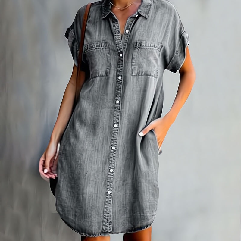 Helen | Vestido Camisola com Botões