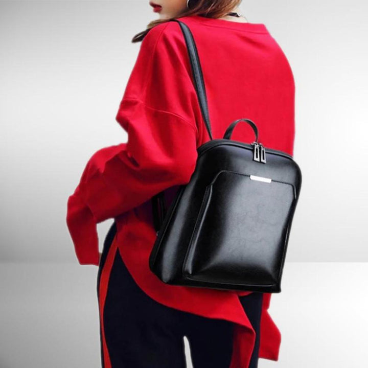 Mochila clássica com fecho duplo – design elegante