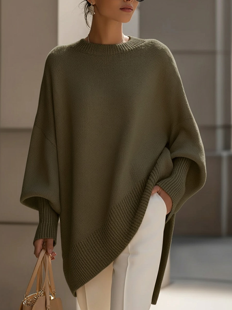 Isolde | Sweater Oversized com Drapeado