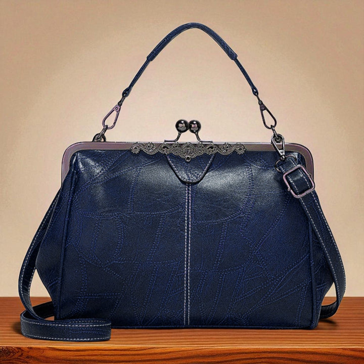 Bolso vintage com fecho a pressão
