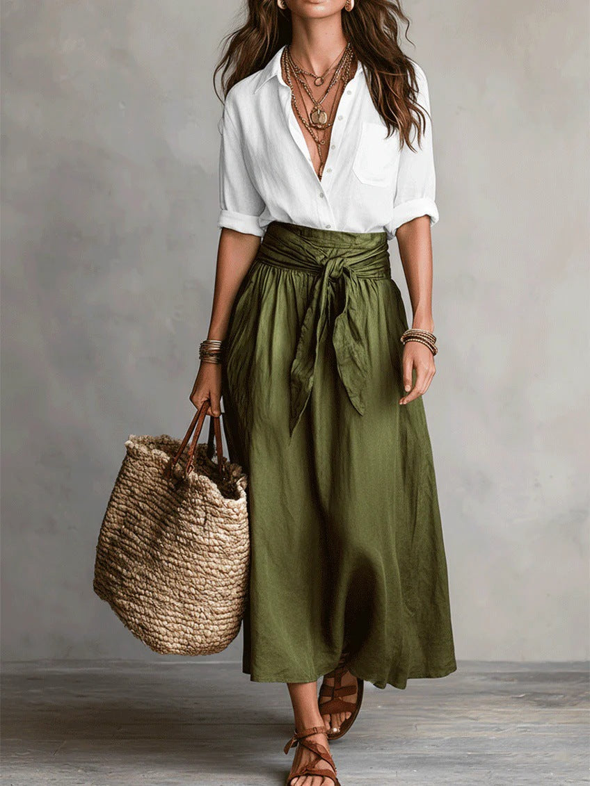 Camilla | Conjunto Midi com Cinto