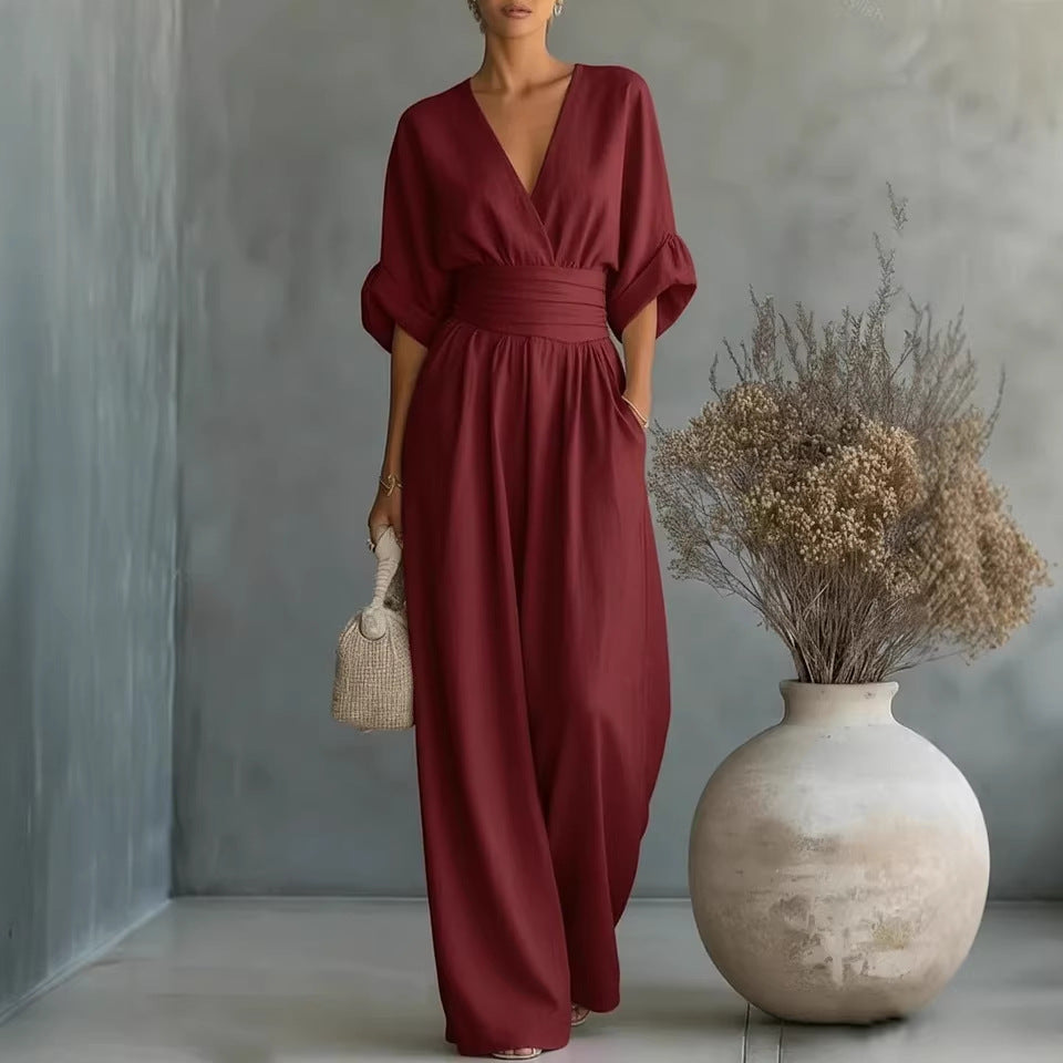 Elowen | Macacão Elegante com Pernas Largas