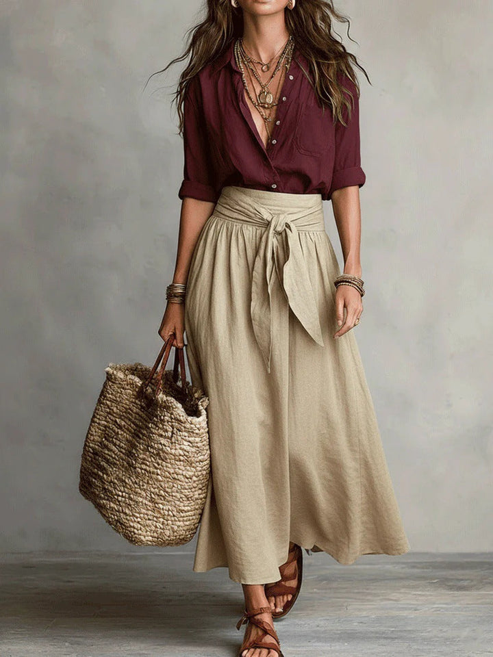 Camilla | Conjunto Midi com Cinto