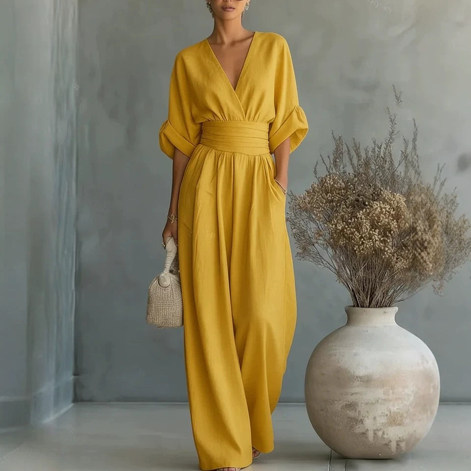 Elowen | Macacão Elegante com Pernas Largas