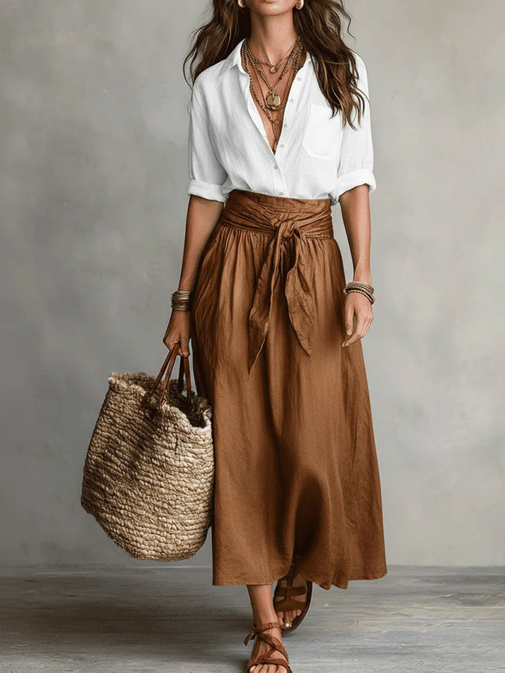 Camilla | Conjunto Midi com Cinto