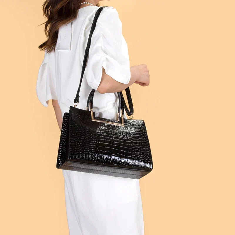 Conjunto de Bolsa e Carteira de Couro