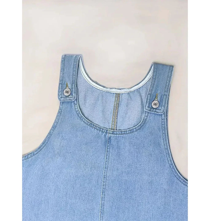 Saylor | Vestido Relaxado em Look Denim