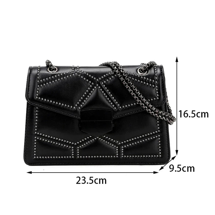 Bolso de Ombro Elegante - Moda em PU Couro