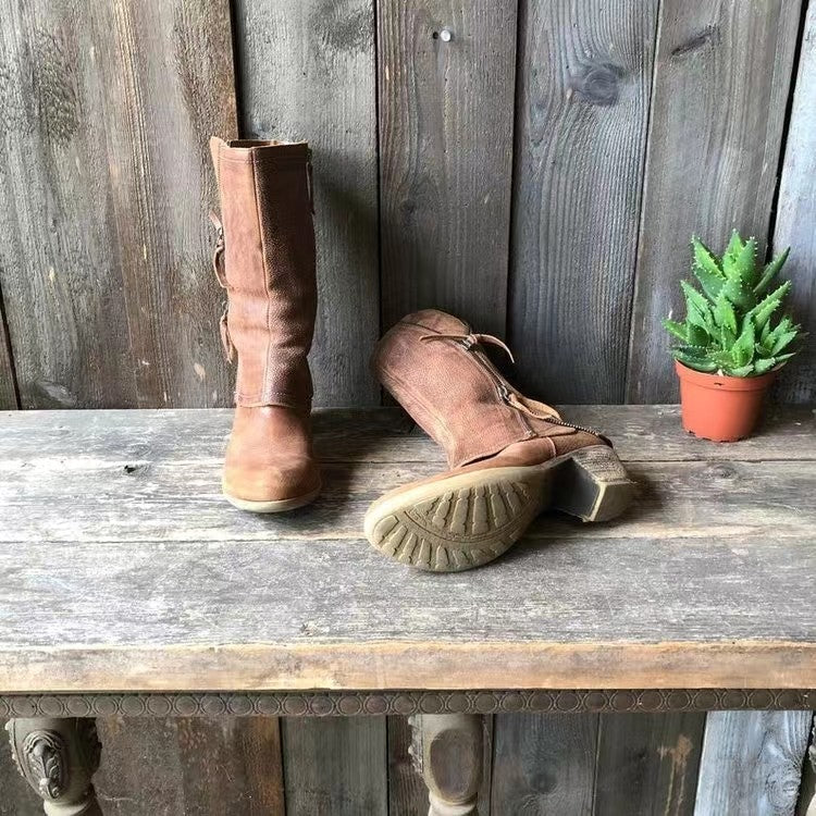 Amparo | Botas de Couro para Outono