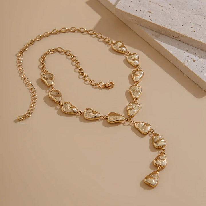 Colar Lariat Inspirado na Pedra Moderna