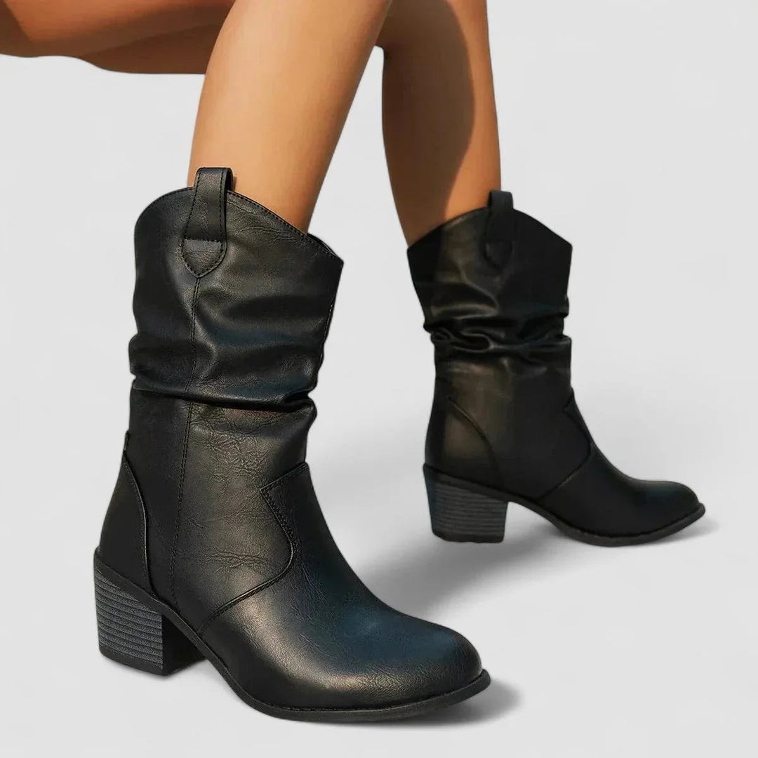 Vivian | Botas de Couro Ortopédicas