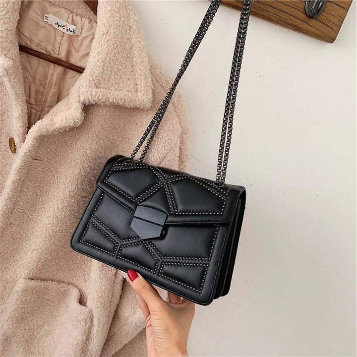 Bolso de Ombro Elegante - Moda em PU Couro