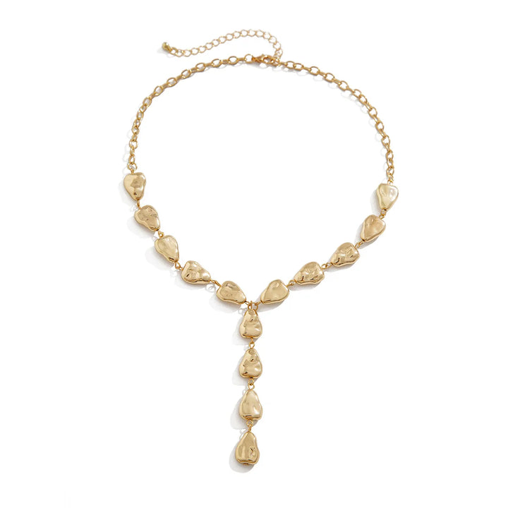 Colar Lariat Inspirado na Pedra Moderna