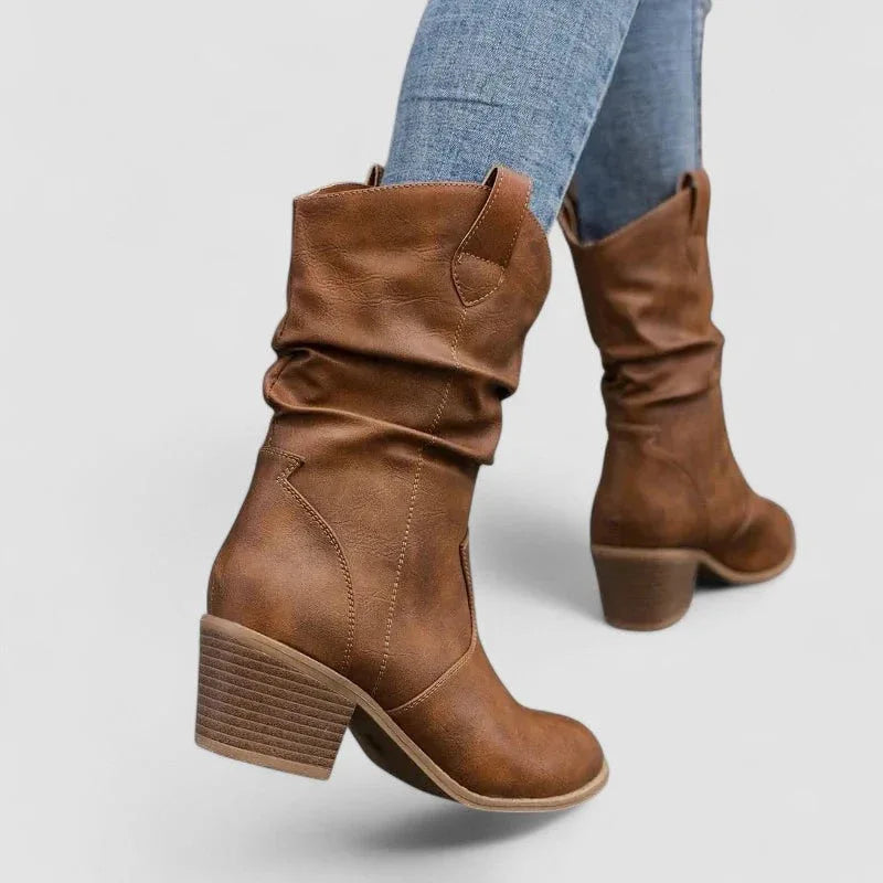 Vivian | Botas de Couro Ortopédicas