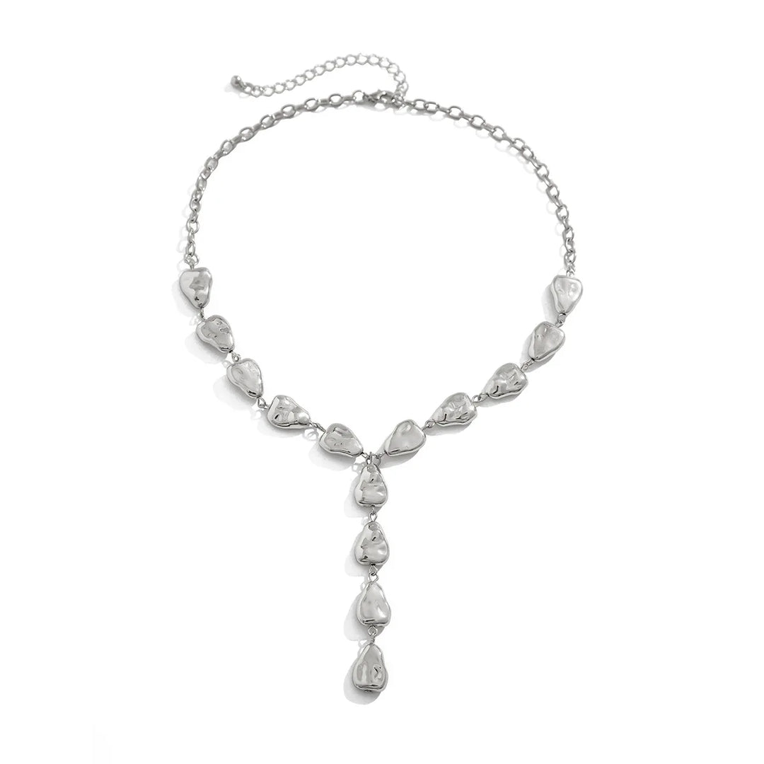 Colar Lariat Inspirado na Pedra Moderna