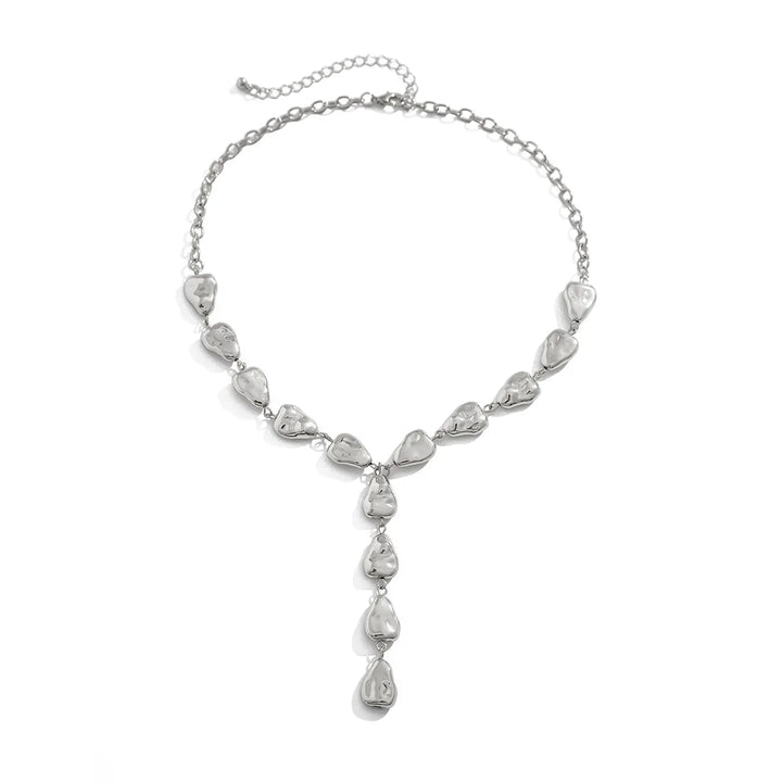 Colar Lariat Inspirado na Pedra Moderna
