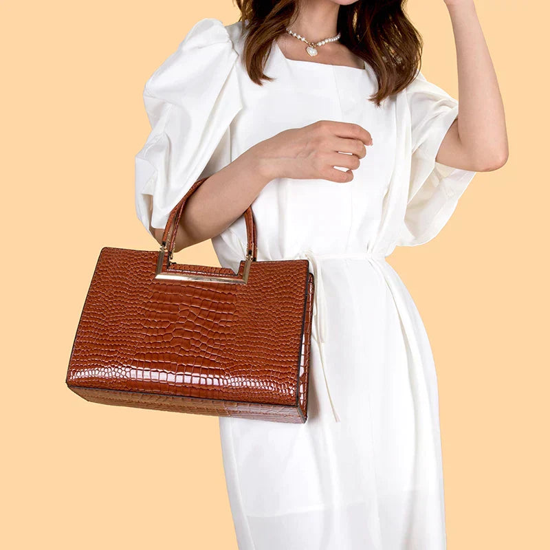 Conjunto de Bolsa e Carteira de Couro