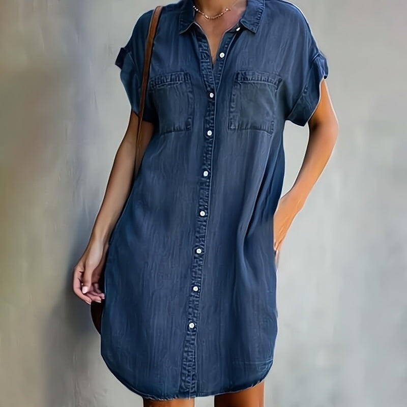 Helen | Vestido Camisola com Botões