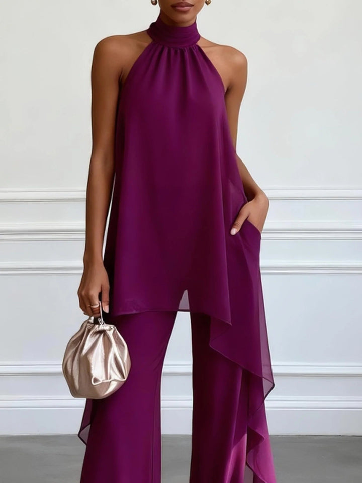 Conjunto de Duas Peças Elegância Lilás