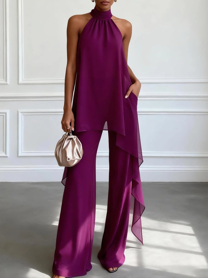 Conjunto de Duas Peças Elegância Lilás