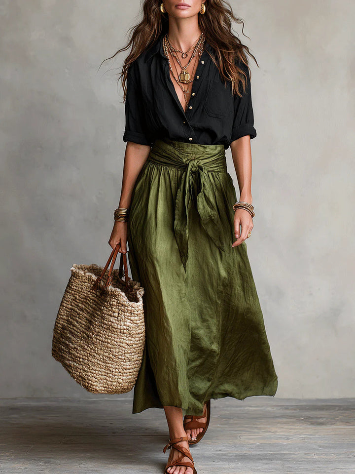 Camilla | Conjunto Midi com Cinto