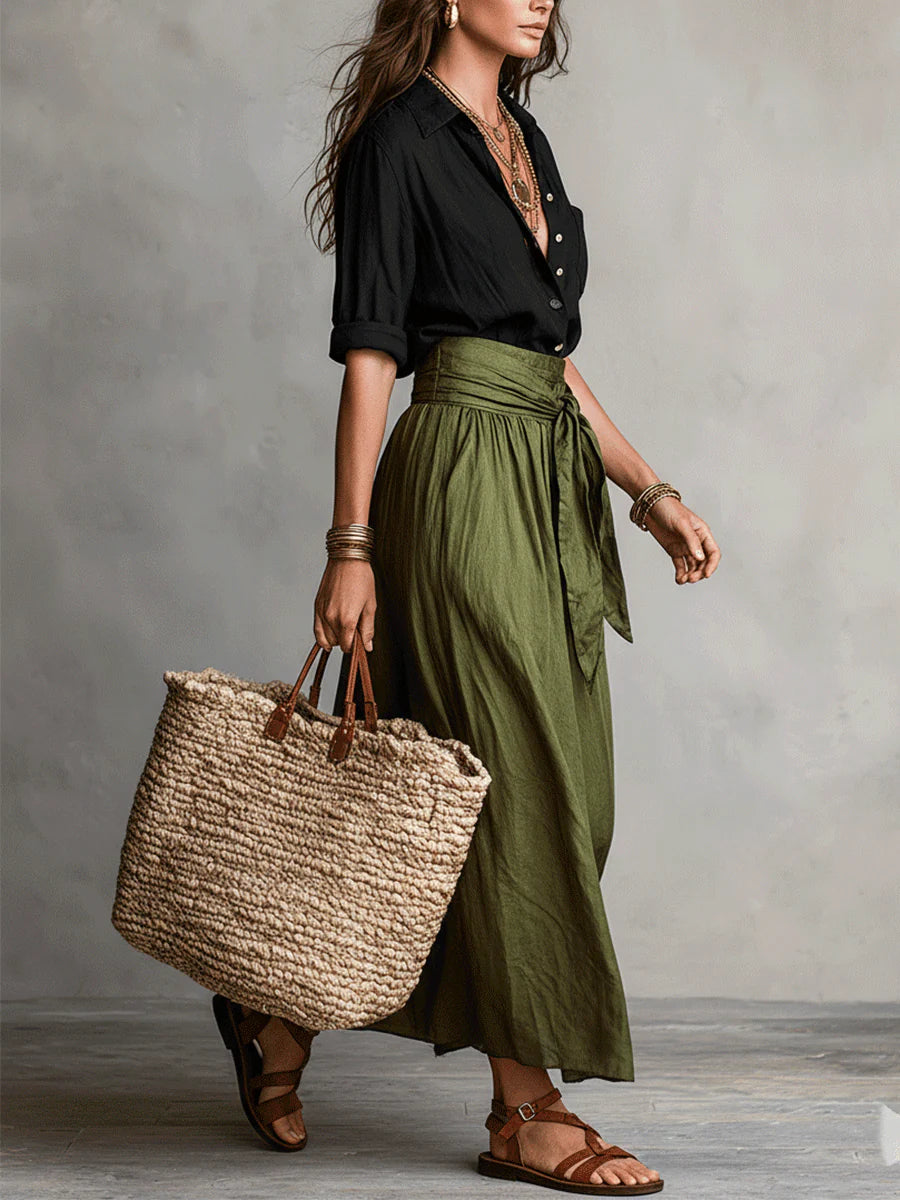 Camilla | Conjunto Midi com Cinto