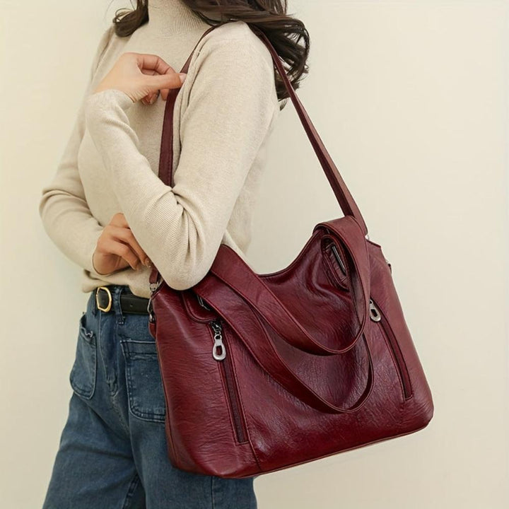 Bolso de mão retro para documentos