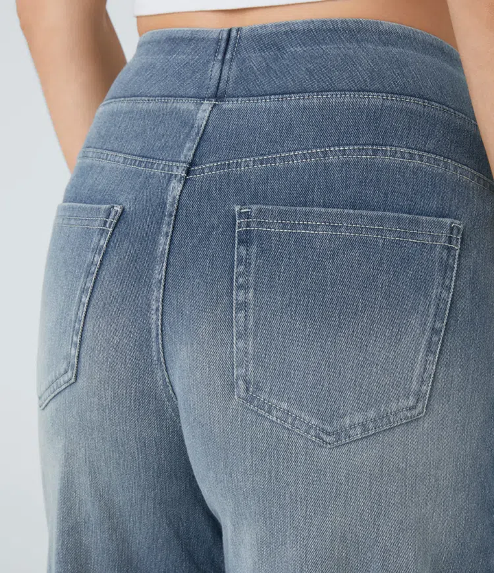 Solène - Jeans de Perna Larga Fit Relaxado