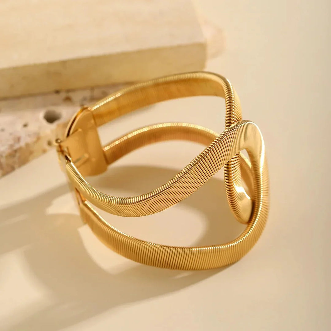 Bracelete Espiral Chunky