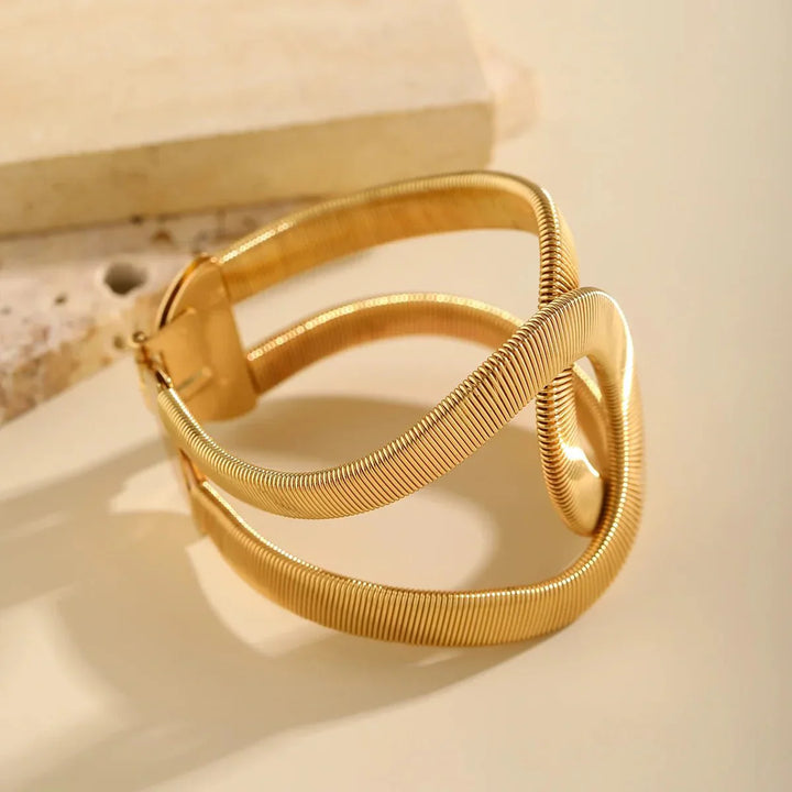 Bracelete Espiral Chunky