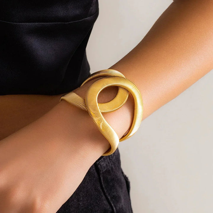 Bracelete Espiral Chunky