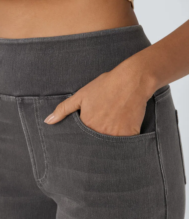 Solène - Jeans de Perna Larga Fit Relaxado