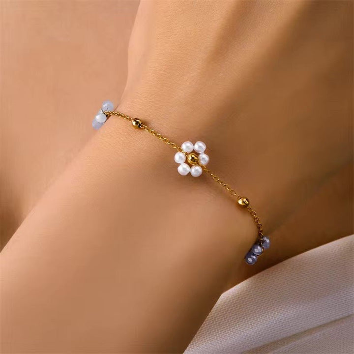 Colar e Pulseiras Dainty Daisy