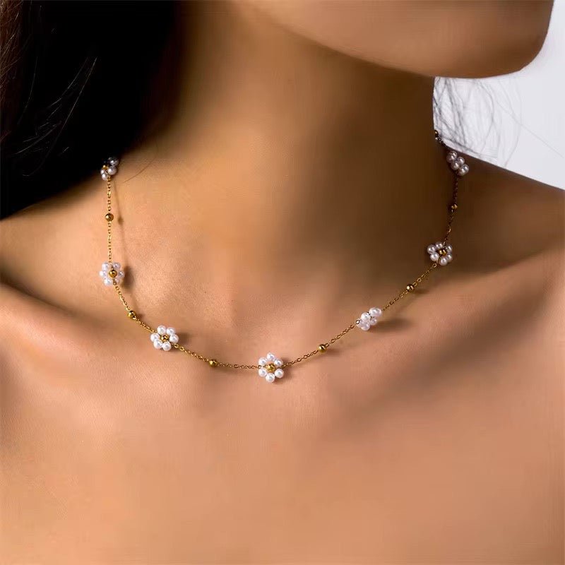Colar e Pulseiras Dainty Daisy